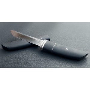 НЕВИДИМИЙ ТАНТО ексклюзивний ніж ручної роботи майстра студії Fomenko Knifes, сталь - М398, 61-62 HRC. Photo 2